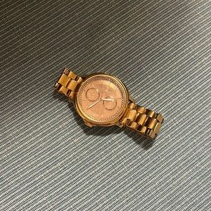 Rose Gold Fossil Watch